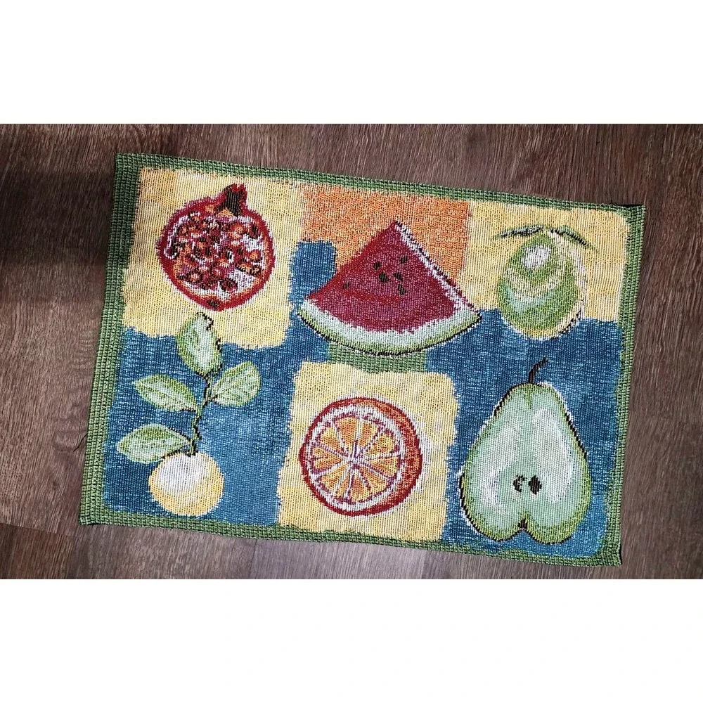 Delightful Fruits Table‎ Mat Placement Set Of 6